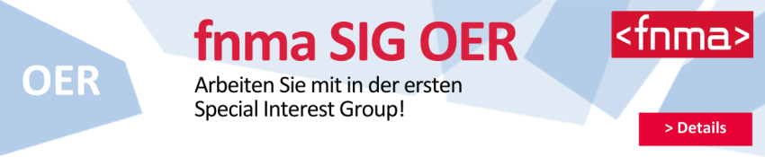 Banner zur SIG OER